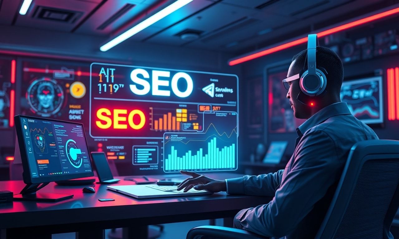 Illustration des impacts mesurables des outils d'IA sur le référencement naturel (SEO) en 2024